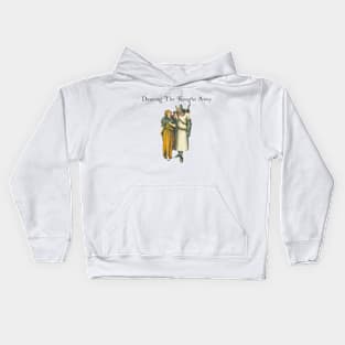 Dancing the knight away Kids Hoodie